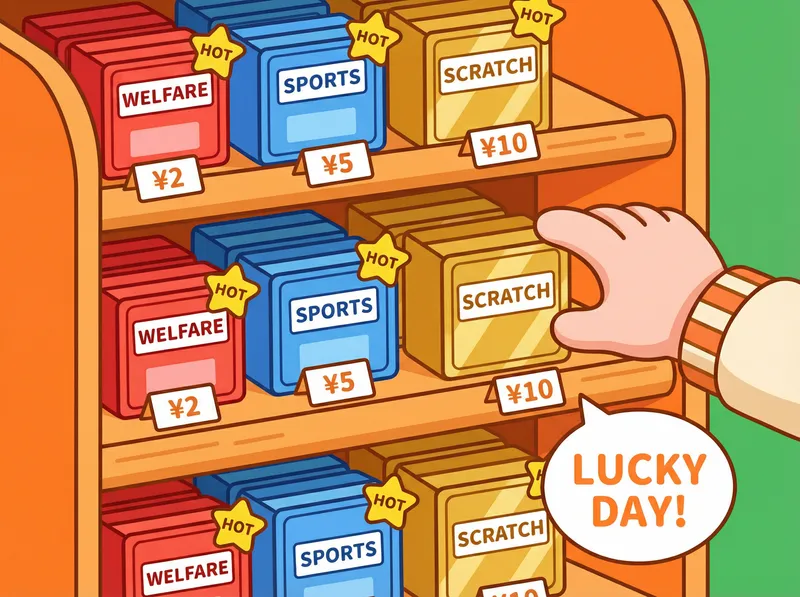 热门彩票的图标集合